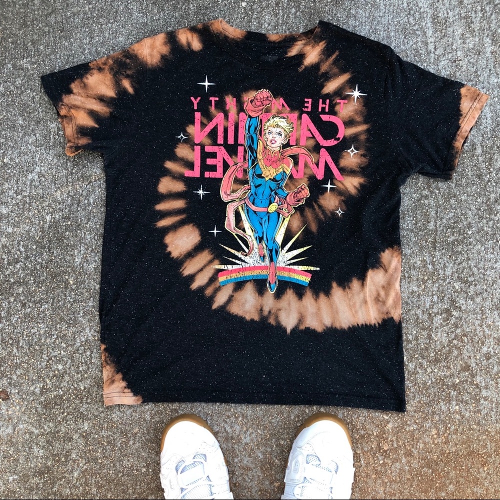 Custom Marvel tie dye shirt unisex